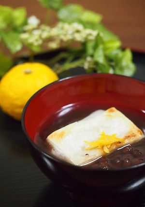 簡単！茹で小豆缶で餅入りぜんざい-レシピのメイン写真