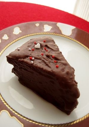 板チョコパンケーキのチョコケーキ-レシピのメイン写真