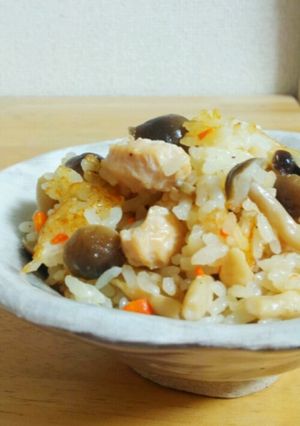 母直伝*鶏としめじの洋風炊き込みご飯-レシピのメイン写真