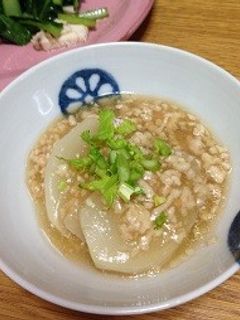 蕪のそぼろあんかけ-レシピのメイン写真