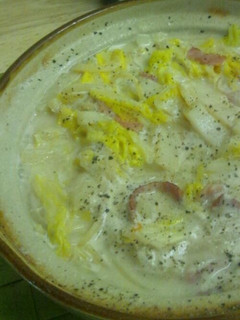 白菜とベーコンのミルク煮-レシピのメイン写真