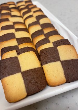 【トースター】米粉のチェッカークッキー-レシピのメイン写真