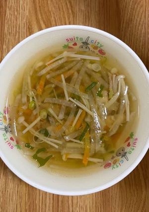 【学校給食】沢煮椀-レシピのメイン写真