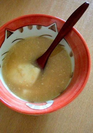 力強い一年に…☆甘味噌のおしるこ-レシピのメイン写真