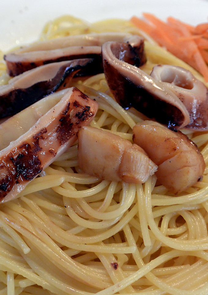 簡単☆粕漬けのイカと帆立のパスタ-レシピのメイン写真