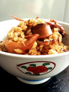 炊飯器で!缶詰で簡単 イカの炊き込みご飯-レシピのメイン写真