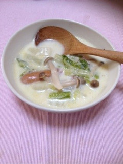 白菜のミルクスープ♡-レシピのメイン写真