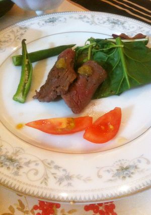 一口ステーキで前菜風-レシピのメイン写真