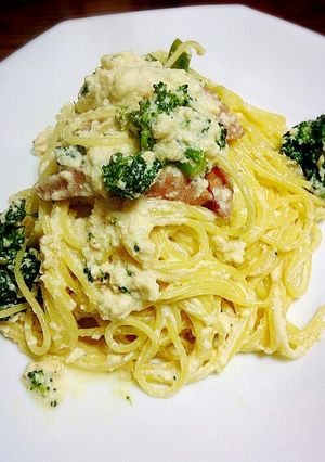お豆腐でなんとなくカルボナーラ-レシピのメイン写真