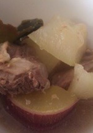 カラダぽかぽか♡豚バラ軟骨と冬瓜の煮物-レシピのメイン写真