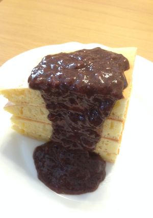 アサイー＆バナナのチョコレート風ソース-レシピのメイン写真