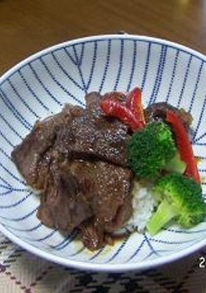 焼肉どん野菜添え-レシピのメイン写真