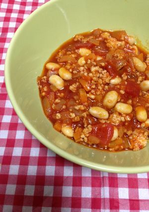 簡単！鶏ひき肉と大豆のトマト煮-レシピのメイン写真