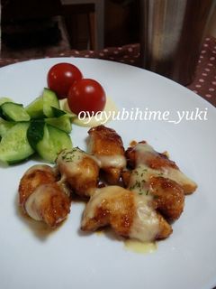 ささっと♡ササミ照り焼きチーズ-レシピのメイン写真