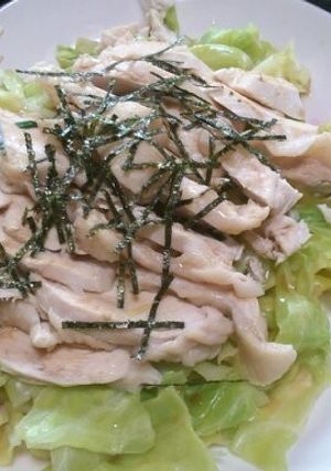 簡単！ゆで鶏ポン酢がけ-レシピのメイン写真