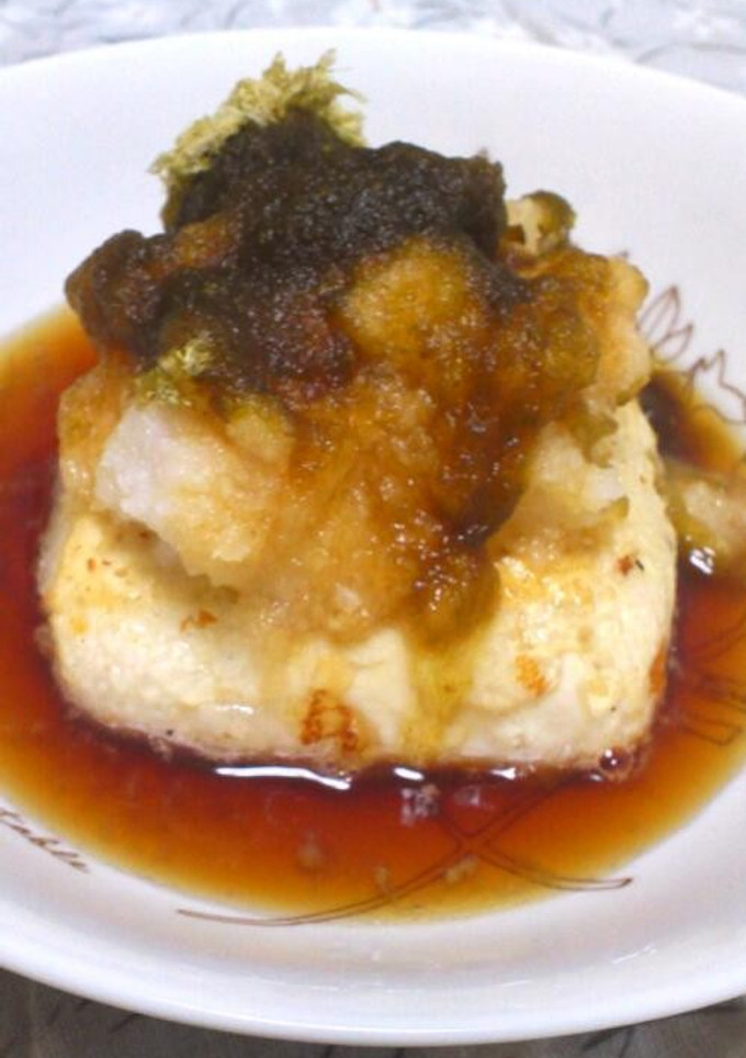 揚げ出し豆腐♪とろろ昆布みぞれがけ-レシピのメイン写真