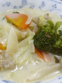 白菜のホワイトスープ-レシピのメイン写真