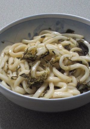 ヘルシー＆ダッシュうどん＆刻みメカブ-レシピのメイン写真