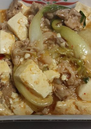 豚の薄切りで☆野菜たっぷり麻婆風♪-レシピのメイン写真