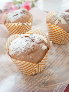 チョコレートとナッツのマフィン-レシピのメイン写真