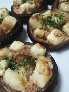 しいたけの明太クリチ焼き☆-レシピのメイン写真