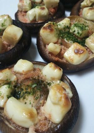 しいたけの明太クリチ焼き☆-レシピのメイン写真