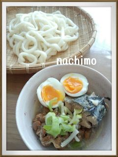 簡単やみつき! サバ納豆うどん-レシピのメイン写真