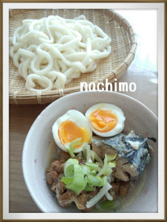 簡単やみつき! サバ納豆うどん-レシピのメイン写真