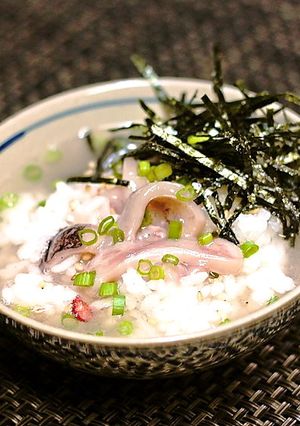 塩辛茶漬け♪-レシピのメイン写真