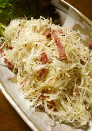 おつまみにも♪粒マスタードの大根サラダ-レシピのメイン写真