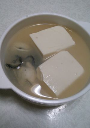 かき豆腐汁-レシピのメイン写真