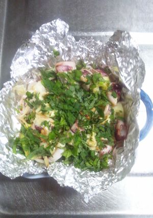 イカ【イカマヨホイル焼き】-レシピのメイン写真