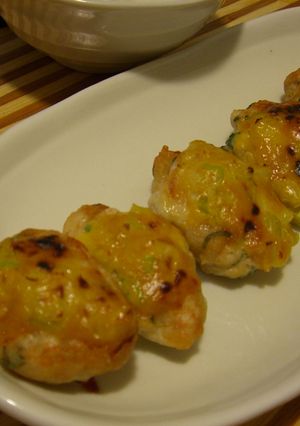 おつまみに♪鶏のつくね田楽-レシピのメイン写真