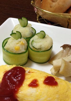 簡単かわいいポテトサラダ(*^^*)-レシピのメイン写真