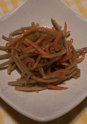 超かんたん！醤油麹de きんぴらごぼう♪-レシピのメイン写真