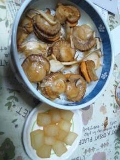 11月24日晩飯【ホタテ丼、大根の煮物】-レシピのメイン写真