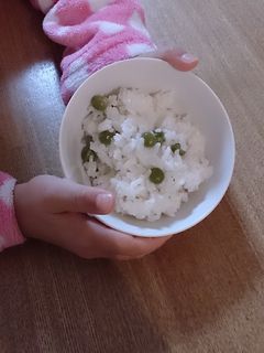 ピースご飯(豆ご飯)-レシピのメイン写真