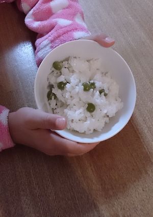 ピースご飯(豆ご飯)-レシピのメイン写真