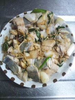 12月9日晩飯 【アジの炒め丼】-レシピのメイン写真