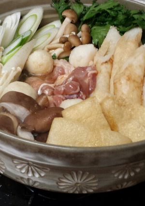 秋田名物　きりたんぽ鍋　だまこ餅入り-レシピのメイン写真