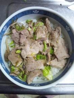 豚スライス【塩豚丼】-レシピのメイン写真