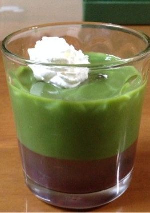 2段重ねの抹茶プリン-レシピのメイン写真