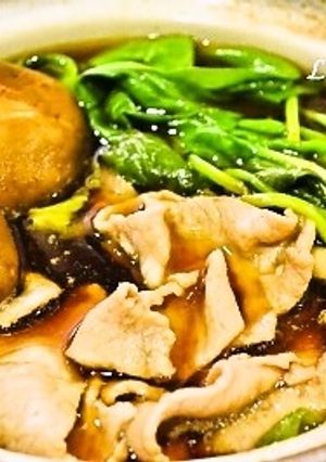 常夜鍋風　ポパイしゃぶしゃぶ-レシピのメイン写真