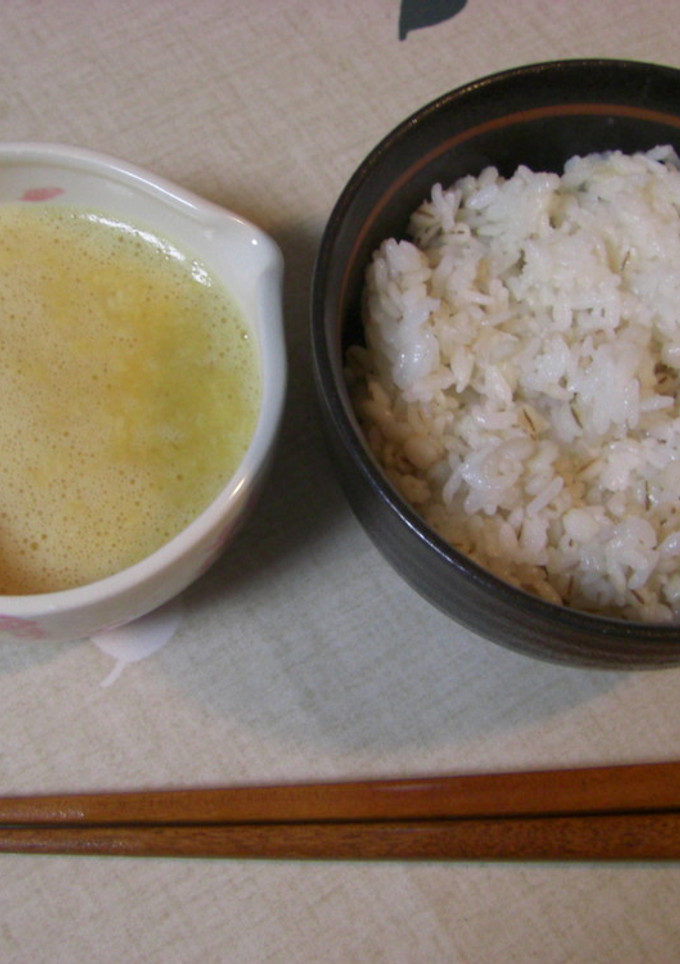 とろろ汁かけ麦飯・みんと風-レシピのメイン写真