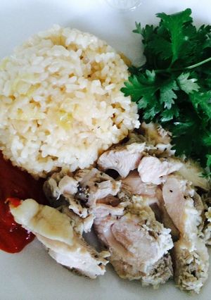 土鍋で作る海南鶏飯-レシピのメイン写真