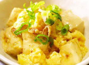 もう一品欲しい時に！木綿豆腐と卵の甘辛煮-レシピのメイン写真