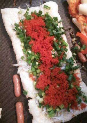 ホットプレートでもちピザ♪-レシピのメイン写真