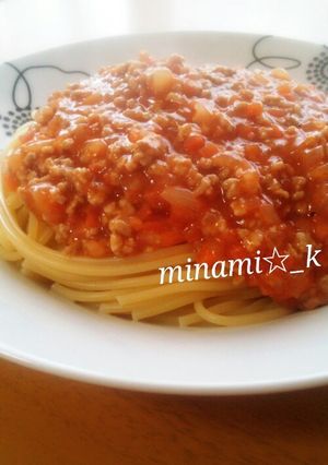 簡単＊ミートソースパスタ-レシピのメイン写真