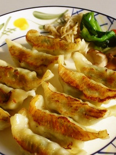 焼き餃子と蒸し野菜-レシピのメイン写真