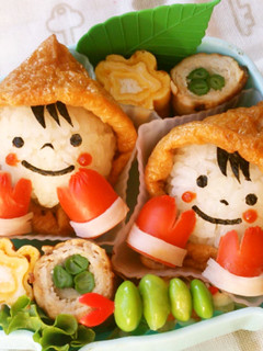 冬のキャラ弁♥フードを被った女の子♪-レシピのメイン写真
